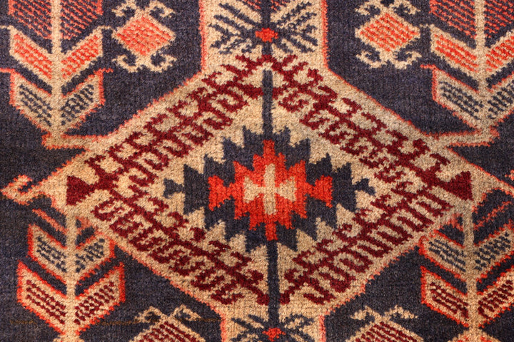 Multi Colored Baluchi 2' 6 x 4' 2 - No. 54590 - ALRUG Rug Store