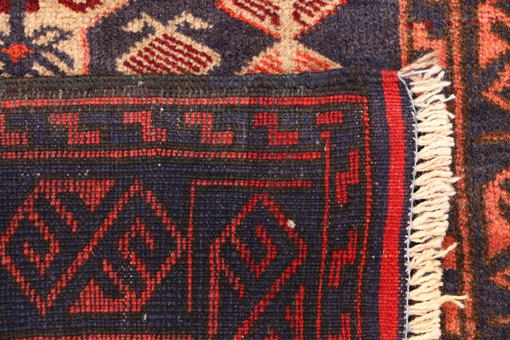 Multi Colored Baluchi 2' 6 x 4' 2 - No. 54590 - ALRUG Rug Store