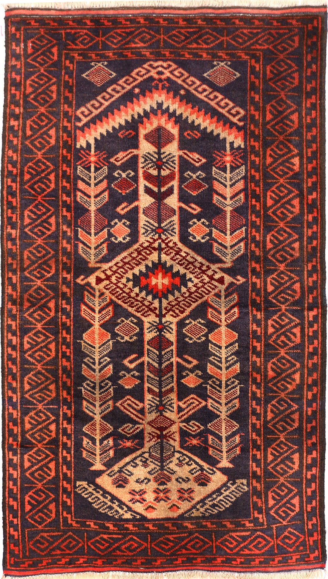 Multi Colored Baluchi 2' 6 x 4' 2 - No. 54590 - ALRUG Rug Store