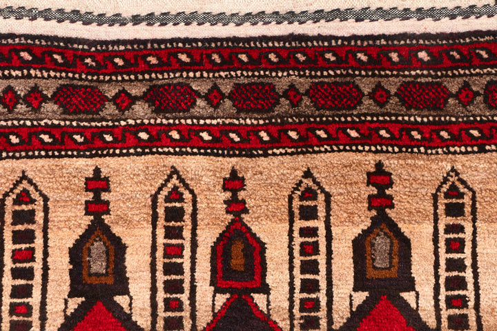 Blanched Almond Baluchi 2' 7 x 4' 7 - No. 54591 - ALRUG Rug Store