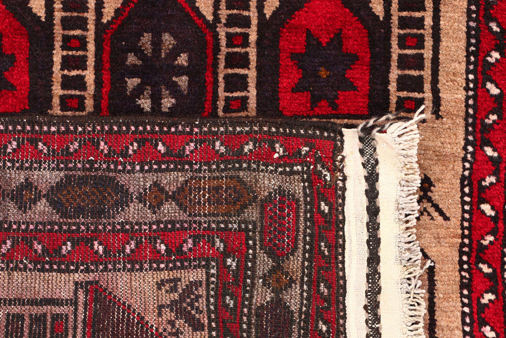 Blanched Almond Baluchi 2' 7 x 4' 7 - No. 54591 - ALRUG Rug Store