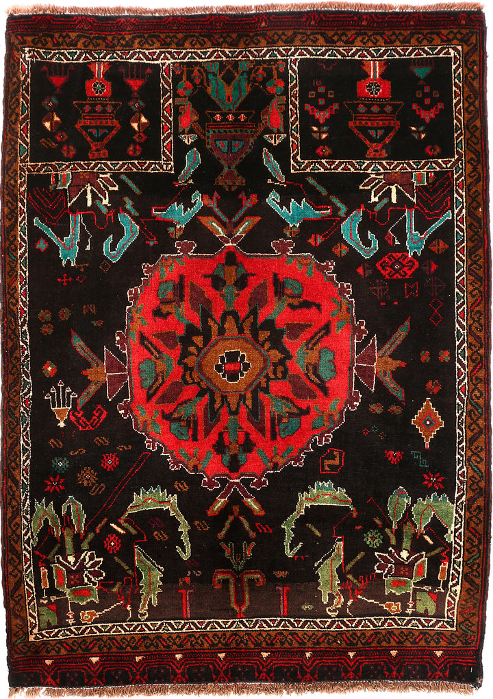 Multi Colored Baluchi 3' 2 x 4' 3 - No. 54593 - ALRUG Rug Store
