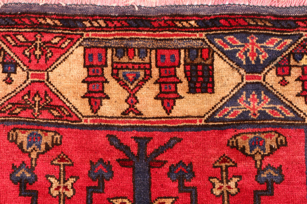 Crimson Baluchi 2' 11 x 4' 1 - No. 54596 - ALRUG Rug Store