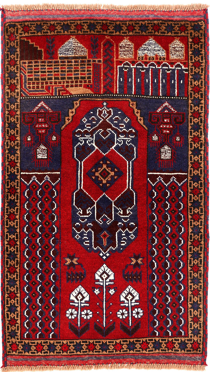 Baluchi 2' 11 x 4' 9 - No. 54602 - ALRUG Rug Store