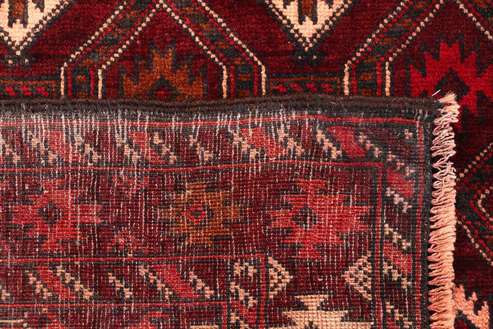 Dark Red Baluchi 2' 11 x 4' 2 - No. 54609 - ALRUG Rug Store