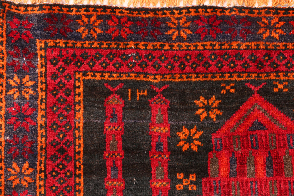 Multi Colored Prayer 2' 7 x 4' 4 - No. 54610 - ALRUG Rug Store