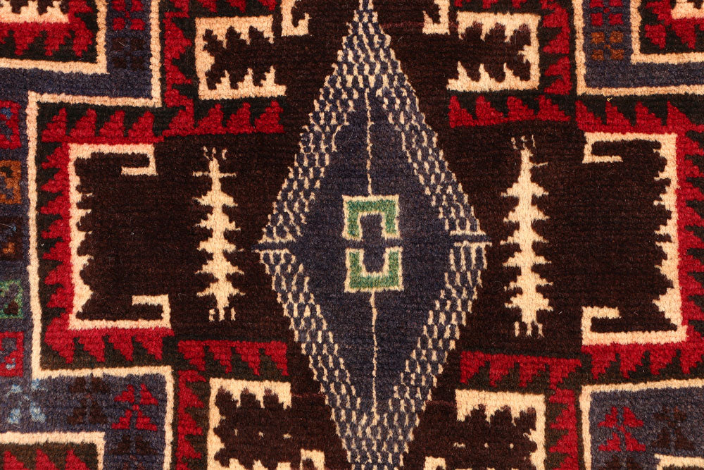 Multi Colored Baluchi 2' 6 x 3' 11 - No. 54613 - ALRUG Rug Store