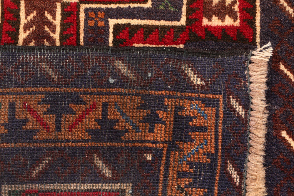 Multi Colored Baluchi 2' 6 x 3' 11 - No. 54613 - ALRUG Rug Store