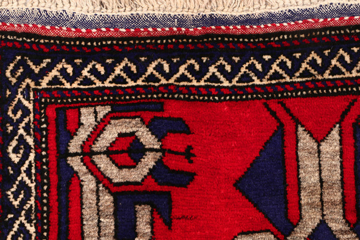 Red Baluchi 2' 10 x 4' 4 - No. 54615 - ALRUG Rug Store