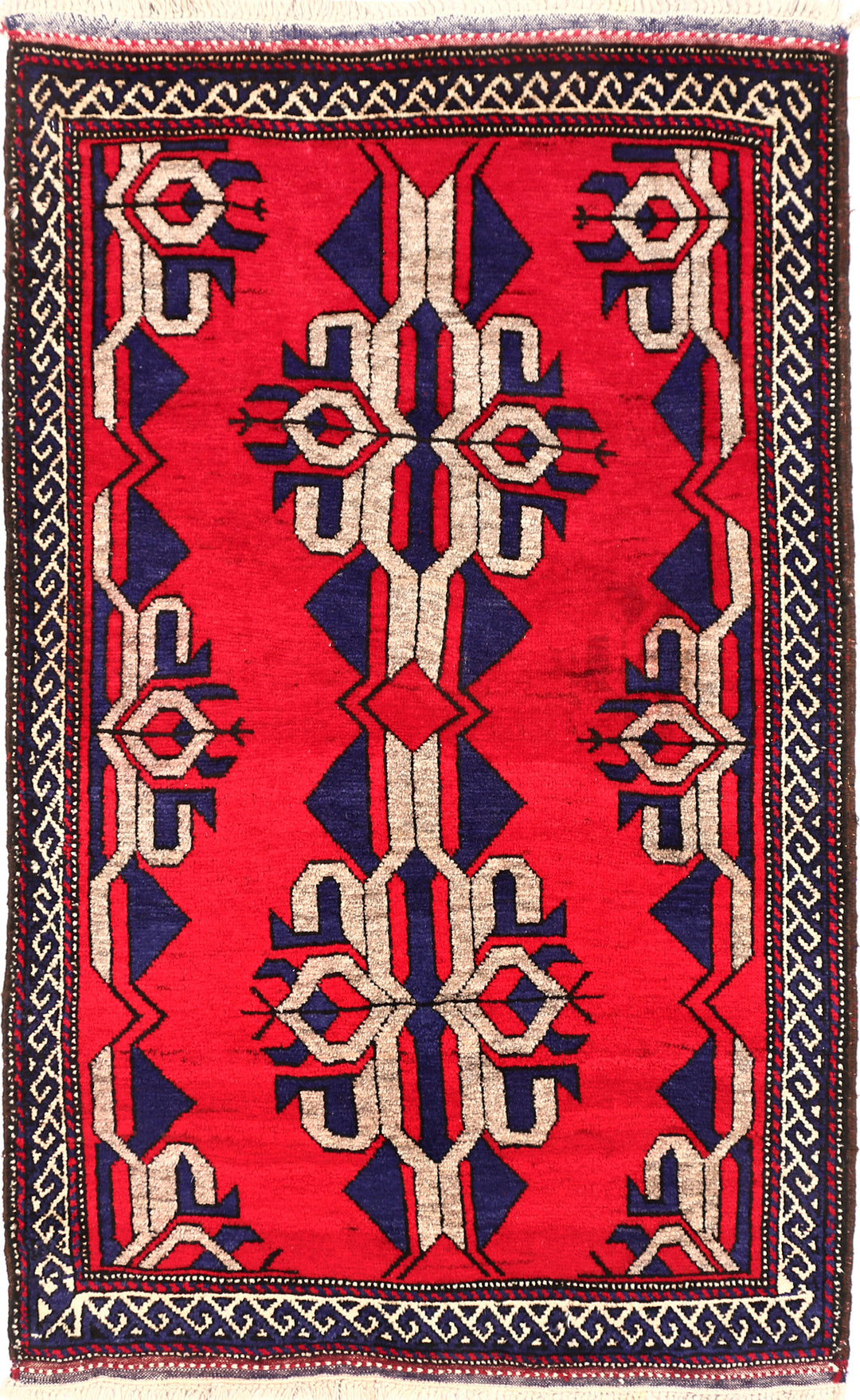 Red Baluchi 2' 10 x 4' 4 - No. 54615 - ALRUG Rug Store