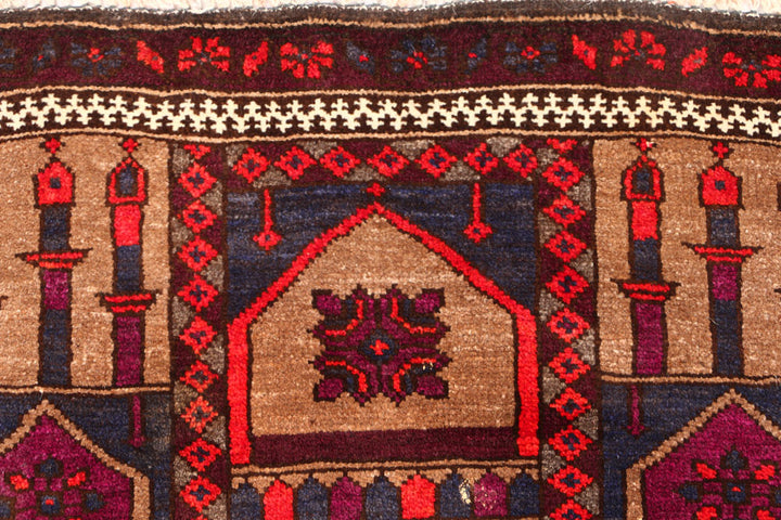 Tan Prayer 3' x 3' 8 - No. 54616 - ALRUG Rug Store