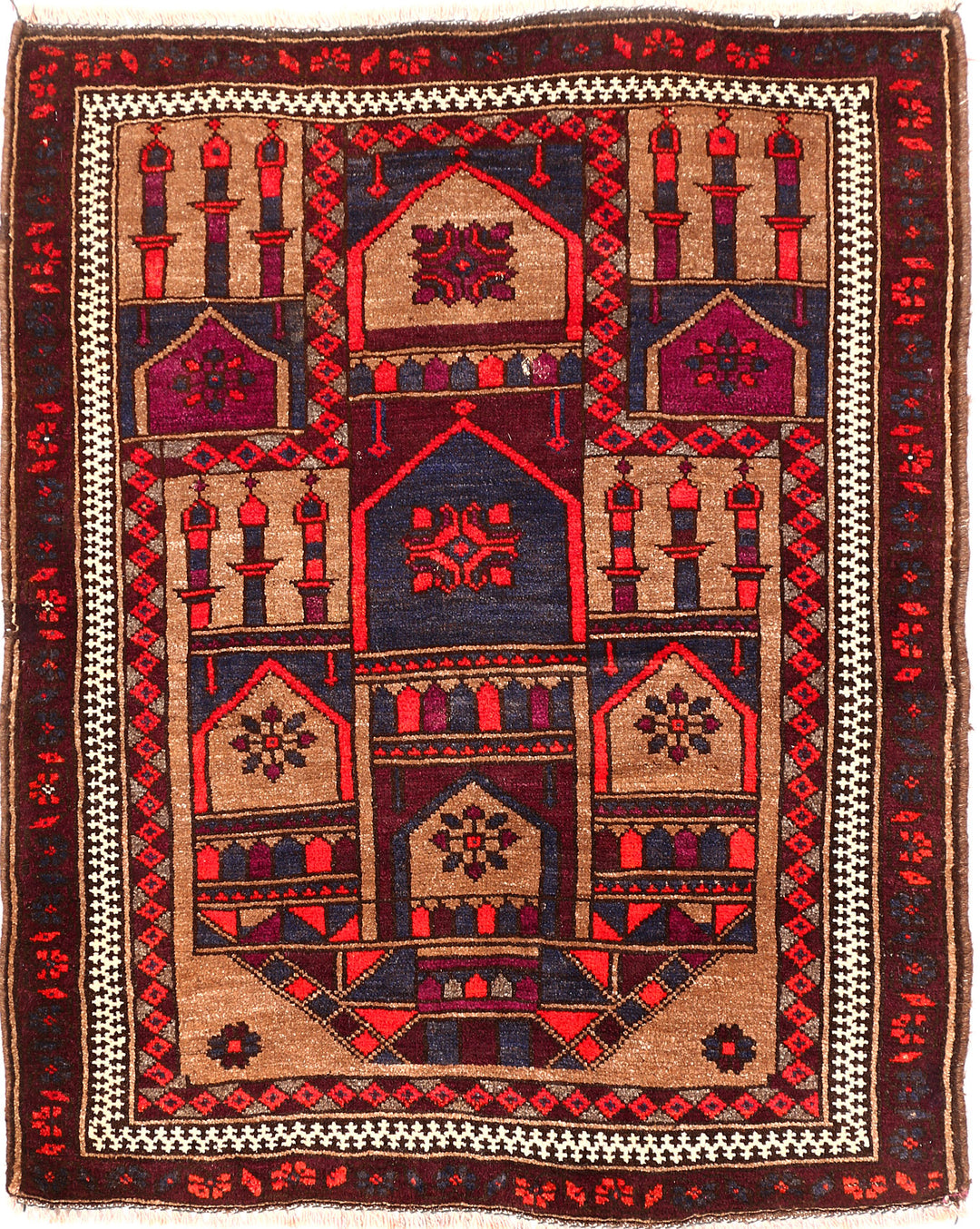 Tan Prayer 3' x 3' 8 - No. 54616 - ALRUG Rug Store