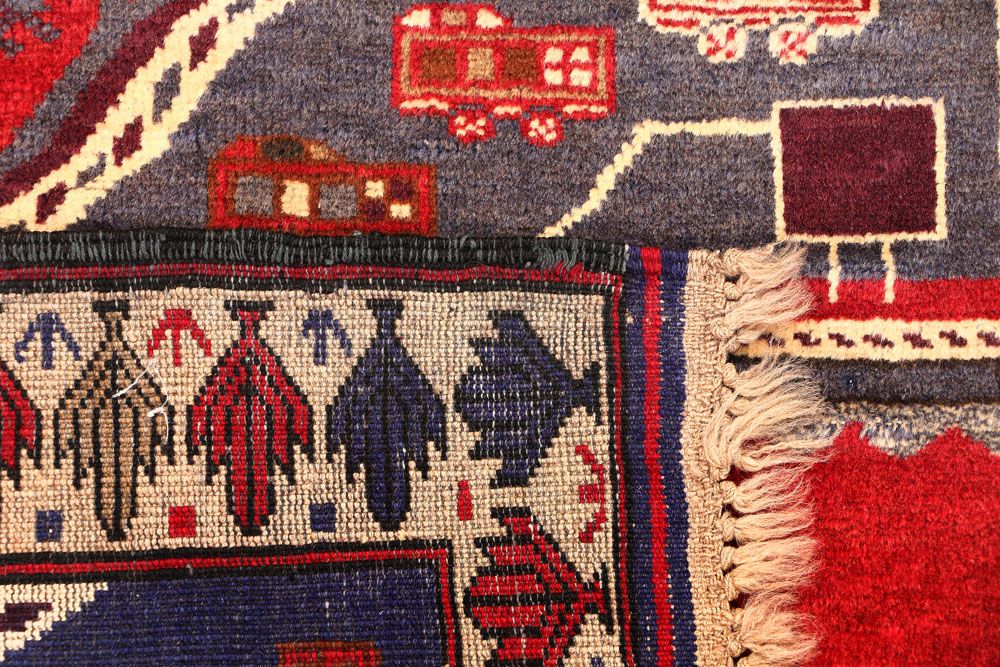 Baluchi 2' 10 x 4' 4 - No. 54618 - ALRUG Rug Store