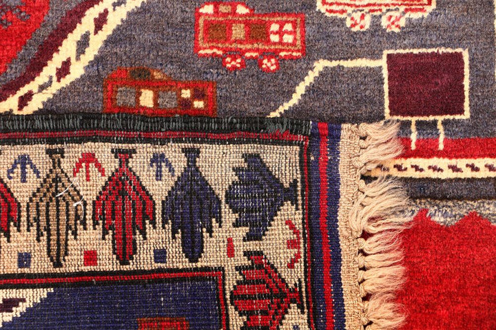 Baluchi 2' 10 x 4' 4 - No. 54618 - ALRUG Rug Store