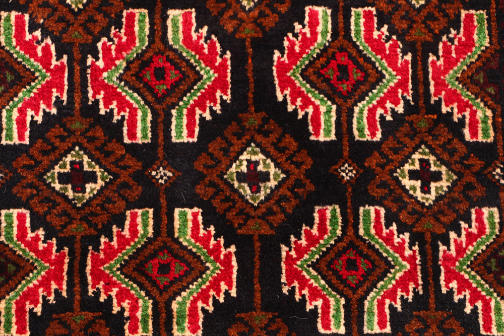 Multi Colored Baluchi 2' 6 x 3' 5 - No. 54619 - ALRUG Rug Store