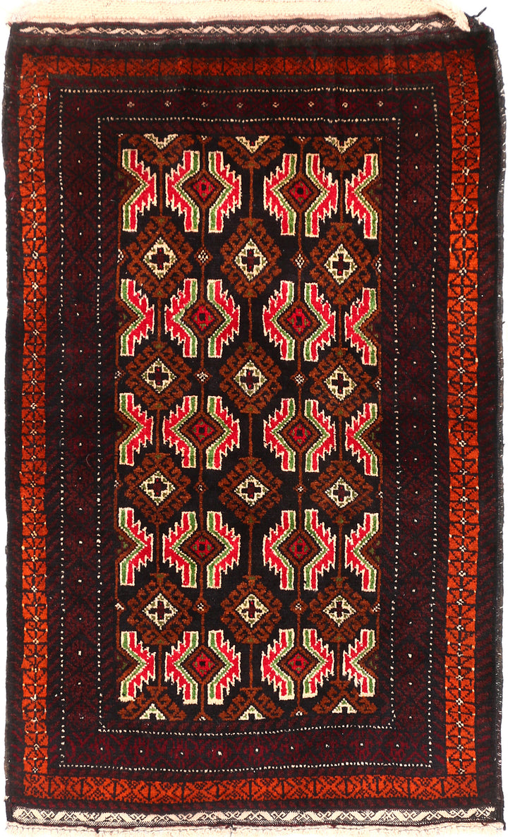 Multi Colored Baluchi 2' 6 x 3' 5 - No. 54619 - ALRUG Rug Store