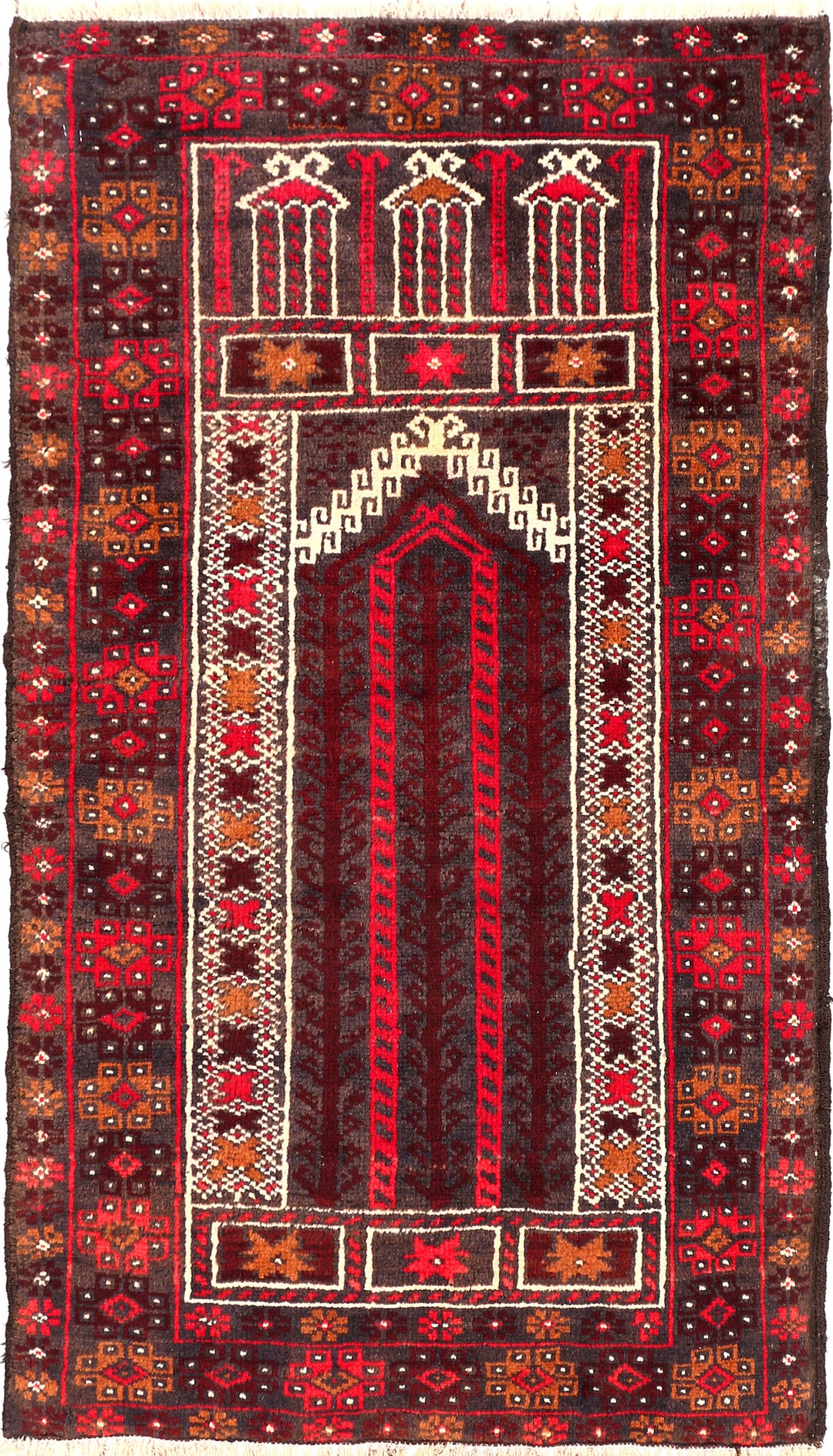 Multi Colored Prayer 2' 6 x 4' 4 - No. 54620 - ALRUG Rug Store