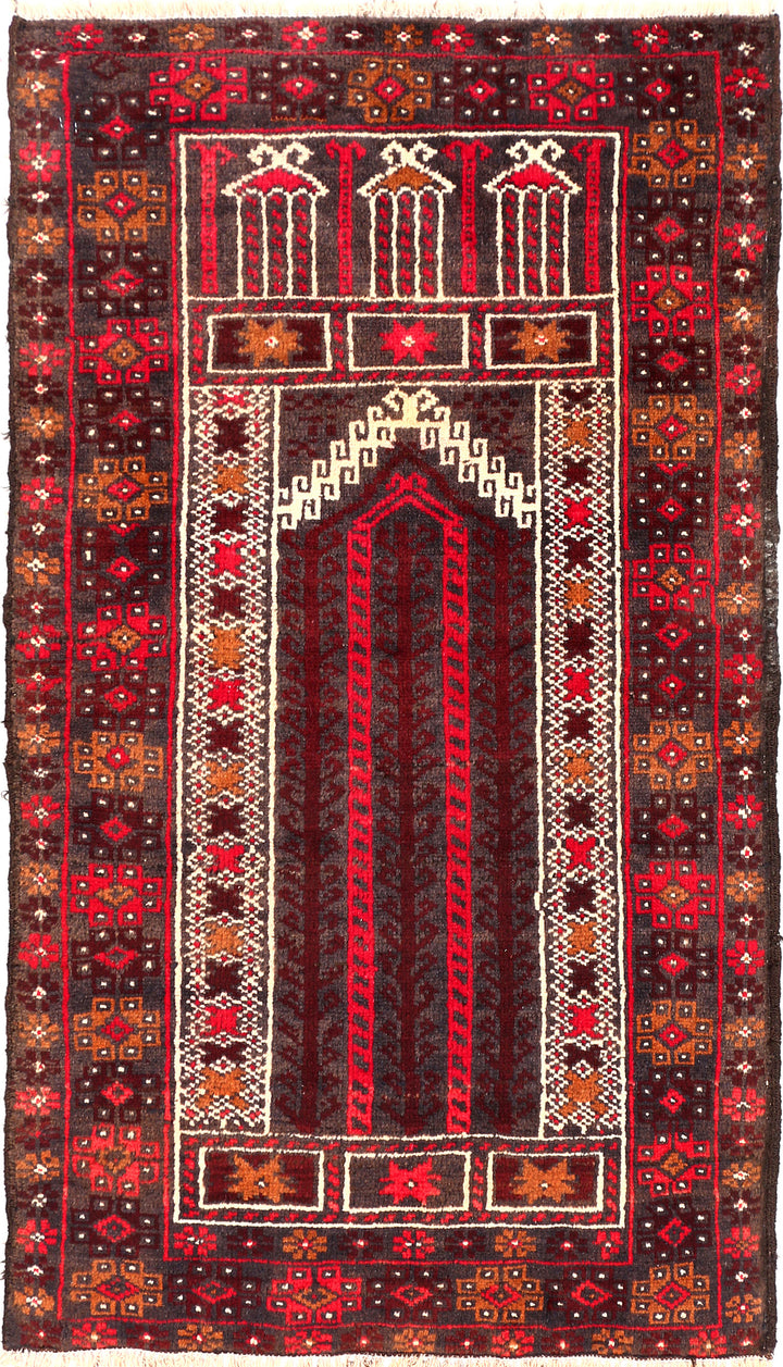 Multi Colored Prayer 2' 6 x 4' 4 - No. 54620 - ALRUG Rug Store
