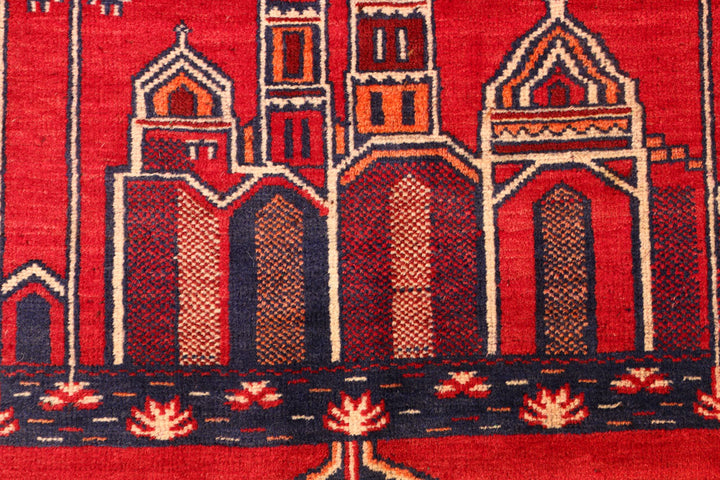 Tomato Prayer 2' 10 x 4' 6 - No. 54621 - ALRUG Rug Store