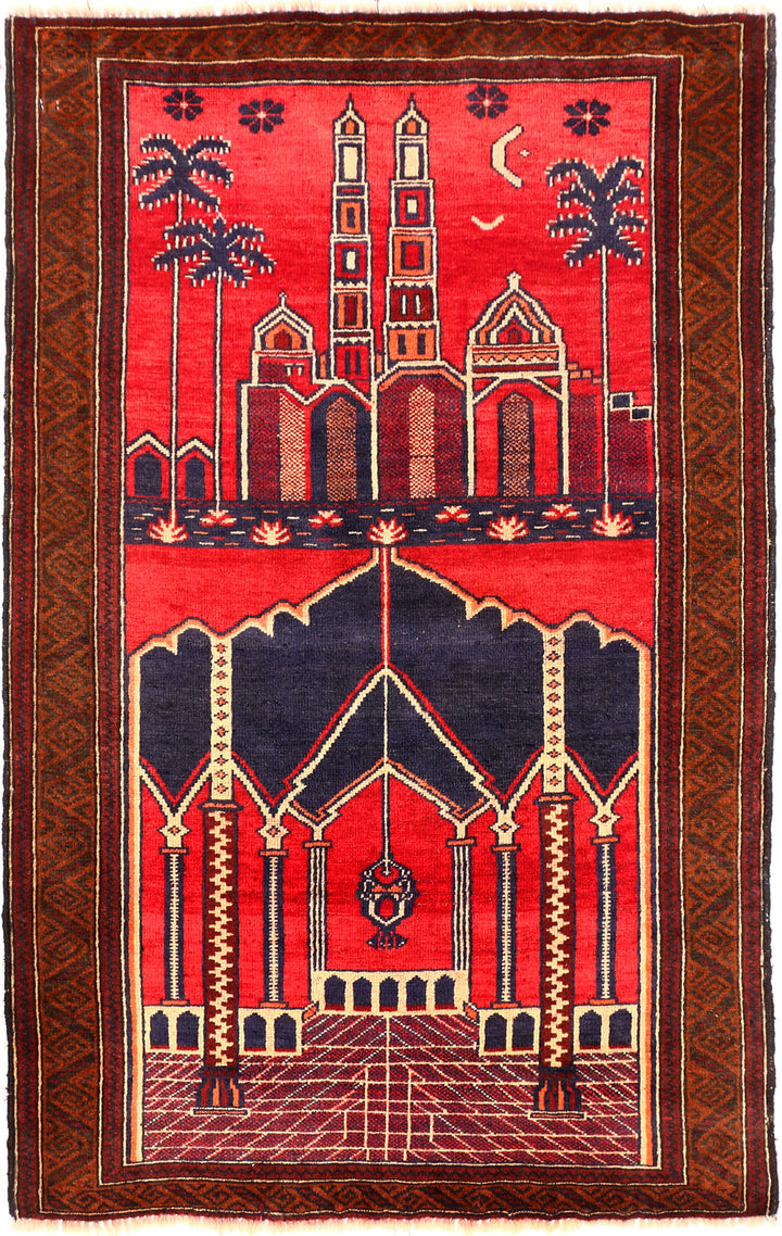Tomato Prayer 2' 10 x 4' 6 - No. 54621 - ALRUG Rug Store