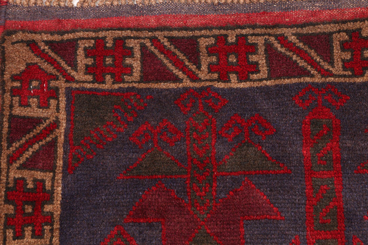 Midnight Blue Baluchi 2' 11 x 4' 11 - No. 54628 - ALRUG Rug Store