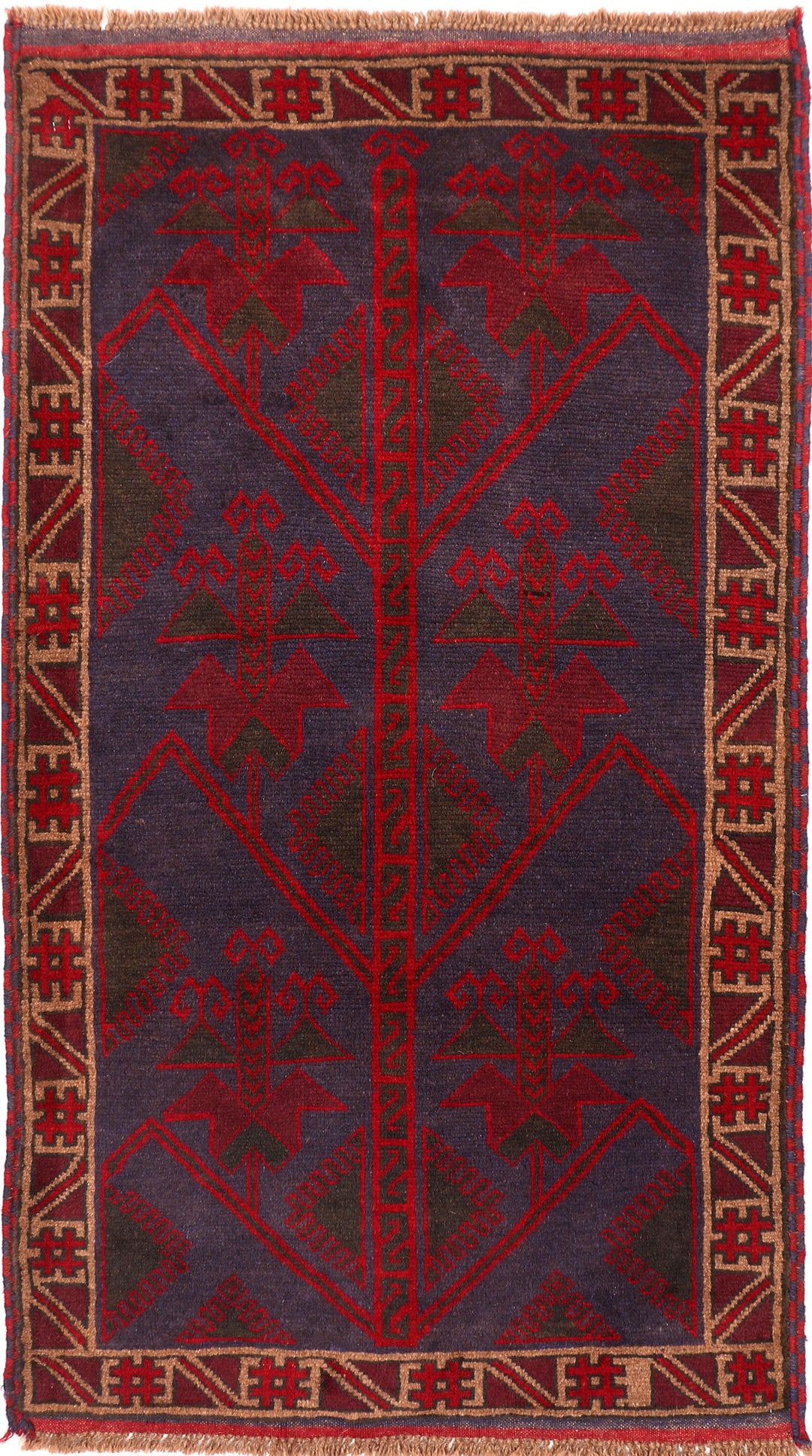 Midnight Blue Baluchi 2' 11 x 4' 11 - No. 54628 - ALRUG Rug Store