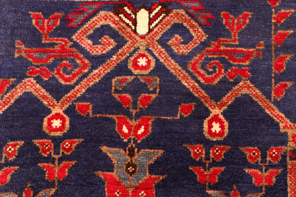 Dark Slateblue Prayer 3' 1 x 5' 3 - No. 54634 - ALRUG Rug Store