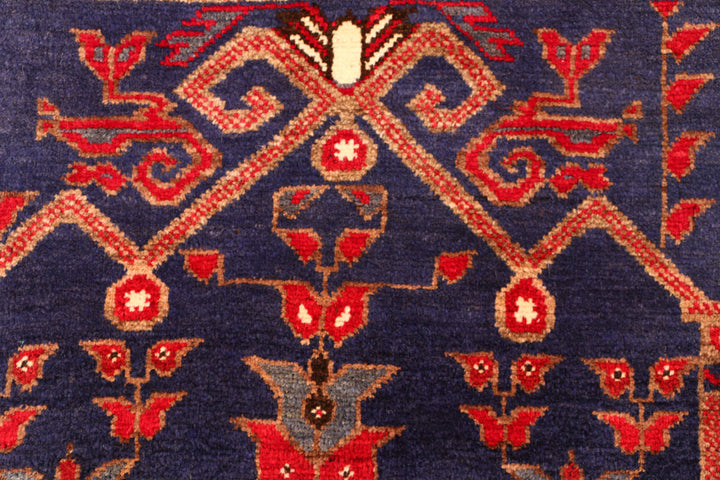 Dark Slateblue Prayer 3' 1 x 5' 3 - No. 54634 - ALRUG Rug Store