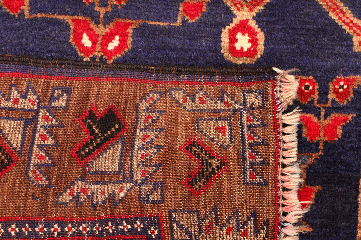 Dark Slateblue Prayer 3' 1 x 5' 3 - No. 54634 - ALRUG Rug Store