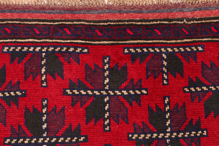 Firebrick Baluchi 2' 9 x 4' 4 - No. 54635 - ALRUG Rug Store