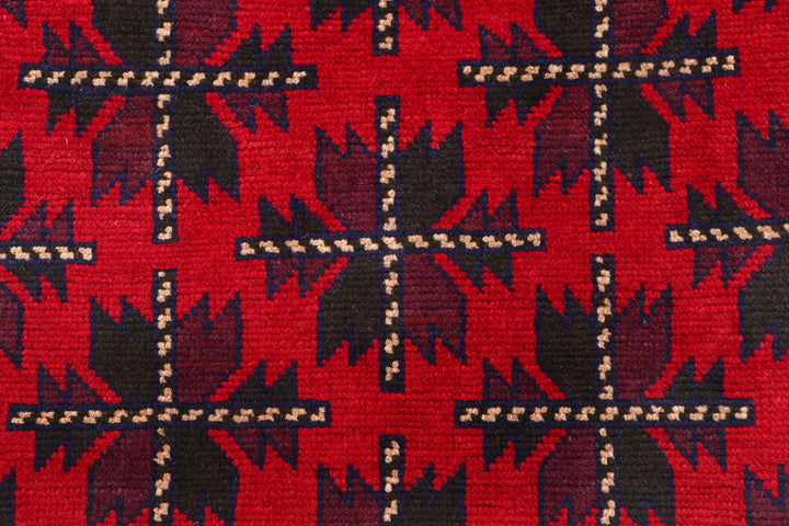 Firebrick Baluchi 2' 9 x 4' 4 - No. 54635 - ALRUG Rug Store