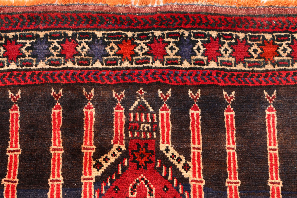 Multi Colored Prayer 2' 9 x 4' 7 - No. 54637 - ALRUG Rug Store