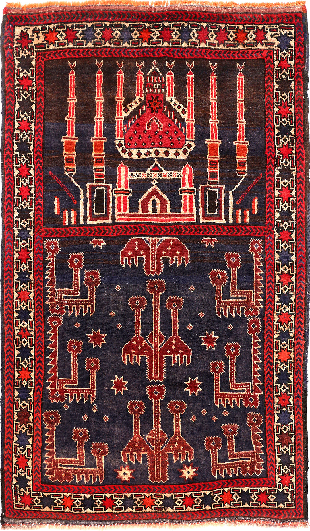 Multi Colored Prayer 2' 9 x 4' 7 - No. 54637 - ALRUG Rug Store