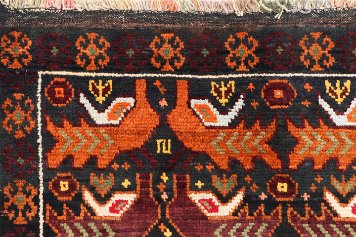 Multi Colored Baluchi 3' x 4' 5 - No. 54638 - ALRUG Rug Store