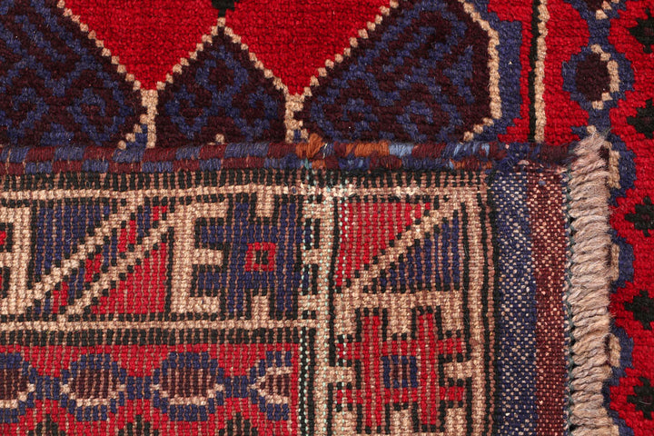 Firebrick Baluchi 3' x 4' 11 - No. 54641 - ALRUG Rug Store