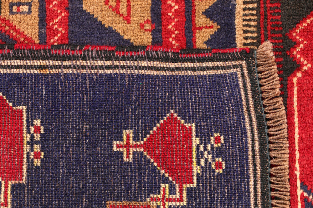 Multi Colored Baluchi 2' 11 x 4' 11 - No. 54642 - ALRUG Rug Store