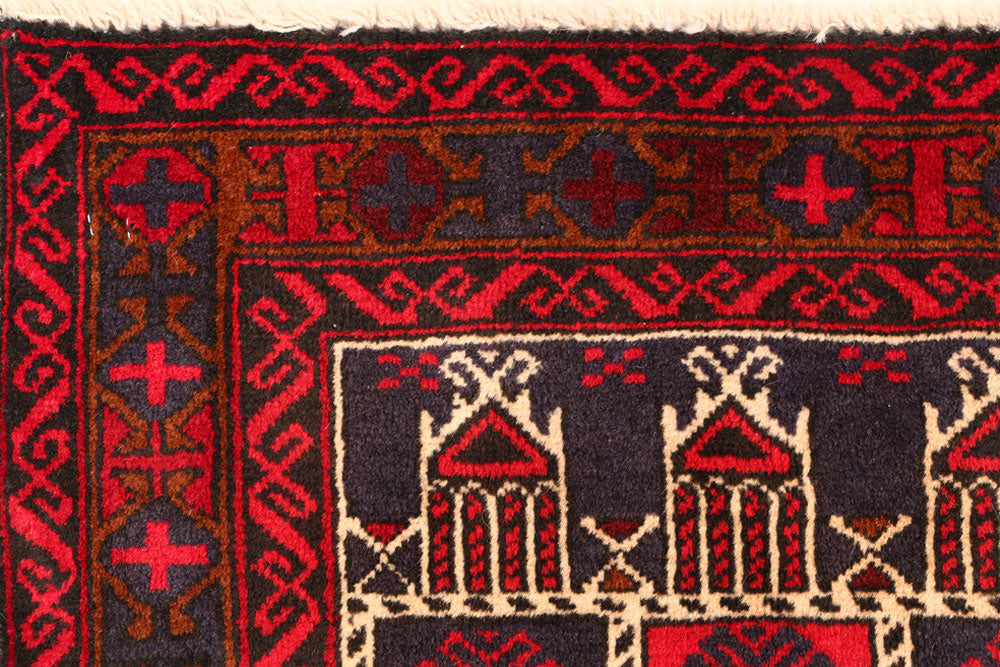Multi Colored Prayer 2' 10 x 4' 7 - No. 54644 - ALRUG Rug Store