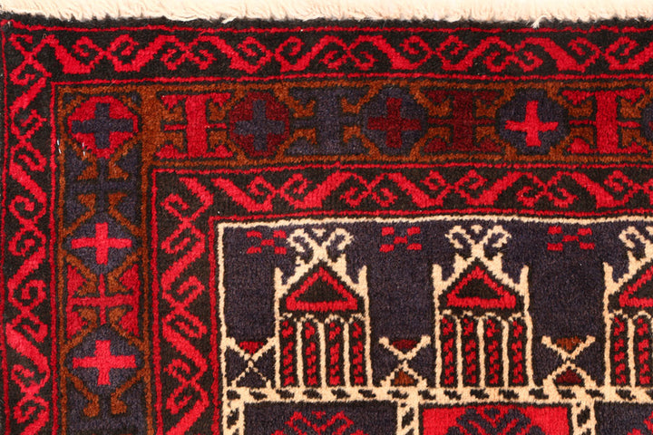 Multi Colored Prayer 2' 10 x 4' 7 - No. 54644 - ALRUG Rug Store