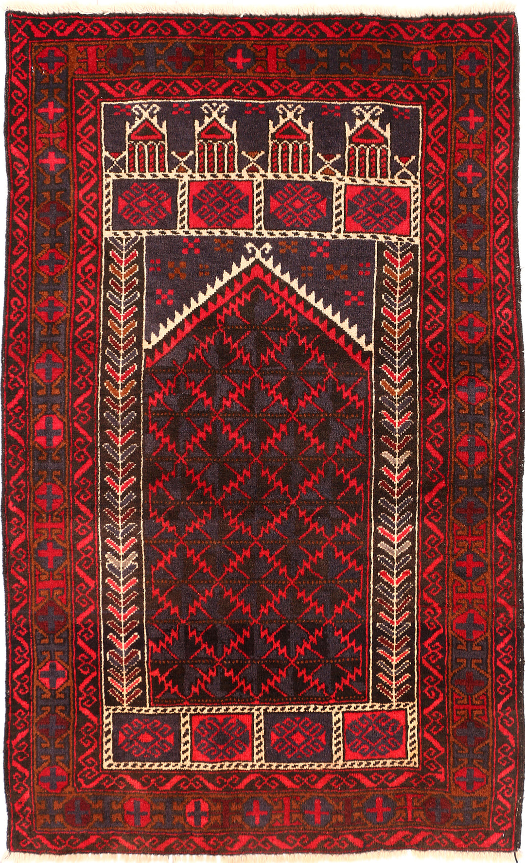 Multi Colored Prayer 2' 10 x 4' 7 - No. 54644 - ALRUG Rug Store