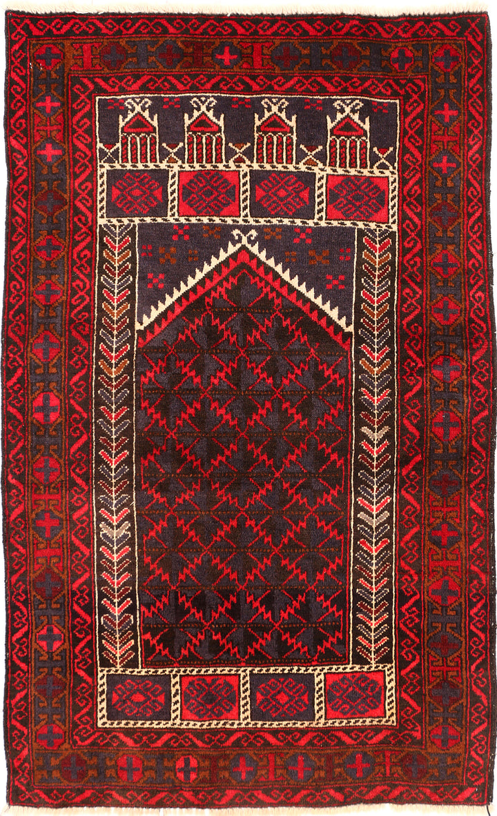 Multi Colored Prayer 2' 10 x 4' 7 - No. 54644 - ALRUG Rug Store