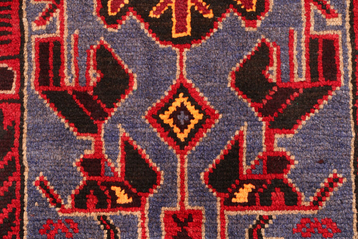 Multi Colored Baluchi 2' 9 x 4' 8 - No. 54645 - ALRUG Rug Store
