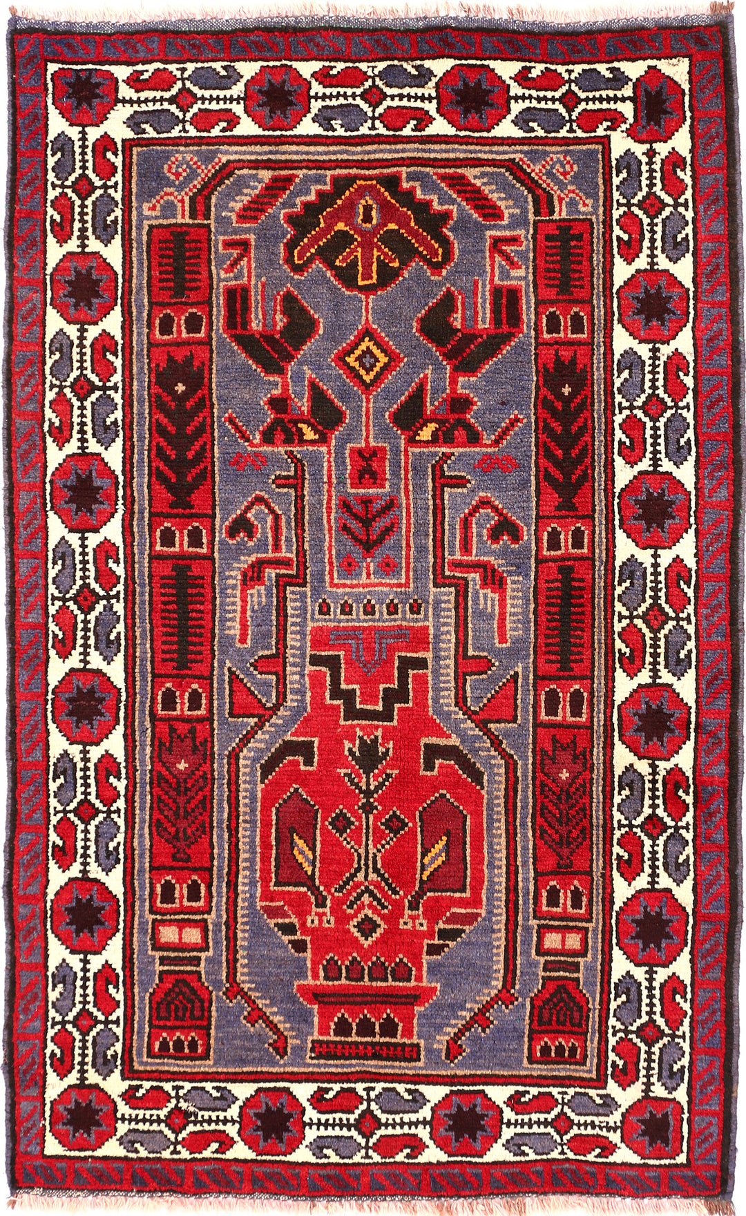 Multi Colored Baluchi 2' 9 x 4' 8 - No. 54645 - ALRUG Rug Store