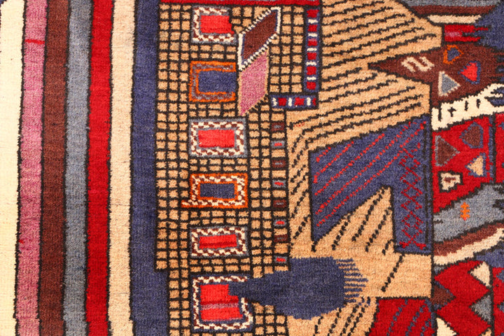 Multi Colored Prayer 2' 9 x 4' 1 - No. 54649 - ALRUG Rug Store