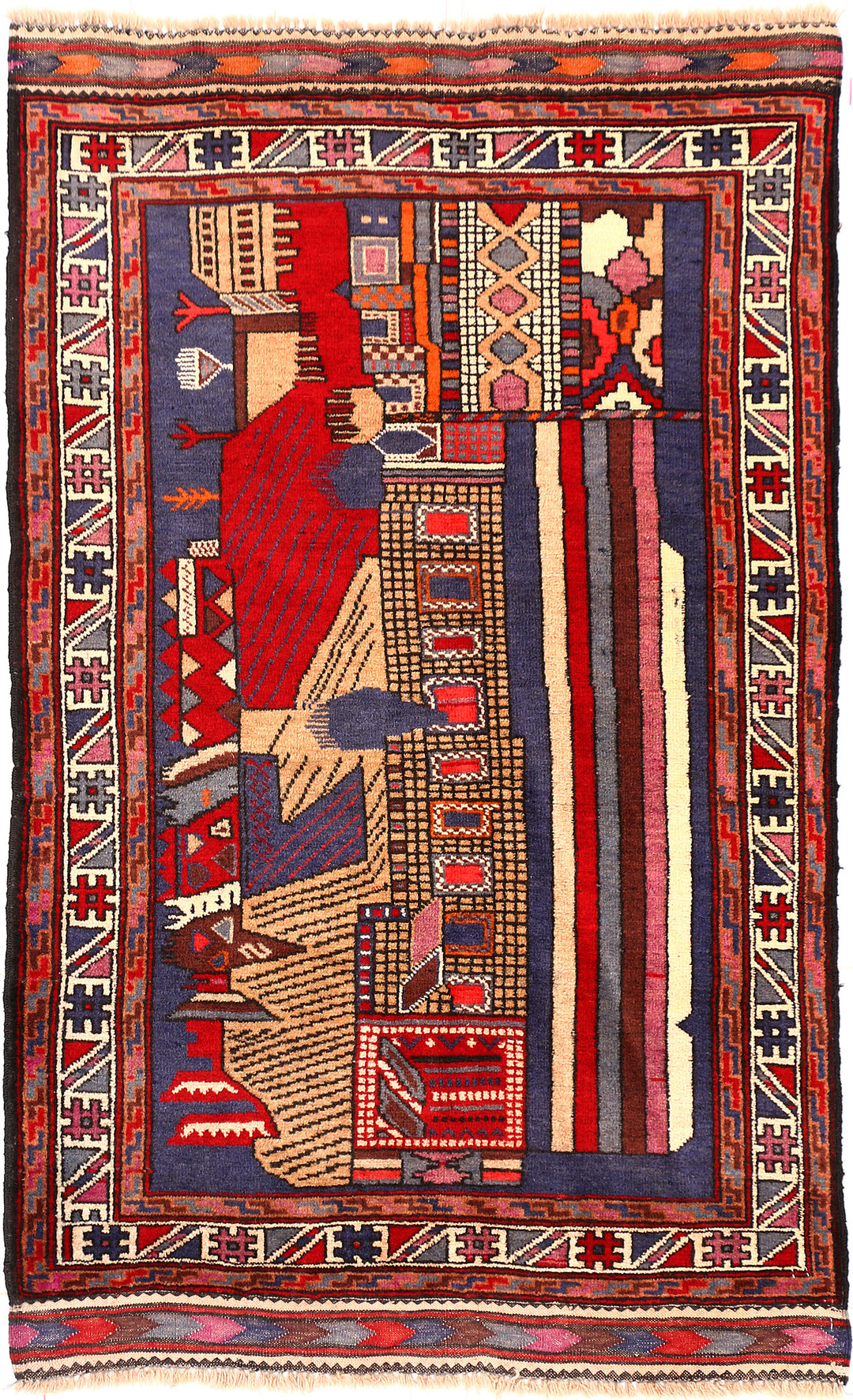 Multi Colored Prayer 2' 9 x 4' 1 - No. 54649 - ALRUG Rug Store