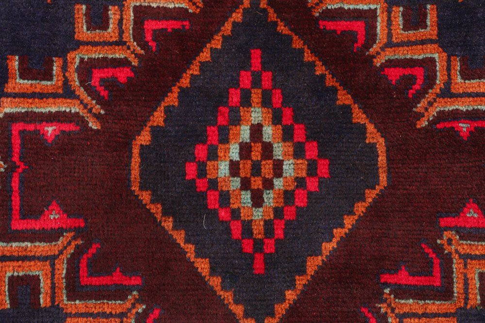 Midnight Blue Baluchi 2' 8 x 4' 1 - No. 54650 - ALRUG Rug Store