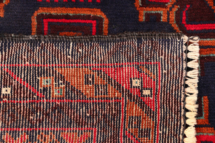 Midnight Blue Baluchi 2' 8 x 4' 1 - No. 54650 - ALRUG Rug Store