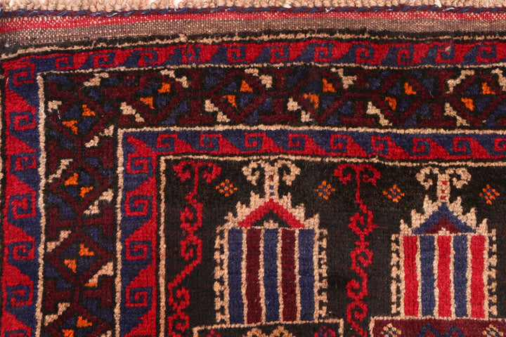 Multi Colored Prayer 2' 11 x 4' 11 - No. 54652 - ALRUG Rug Store