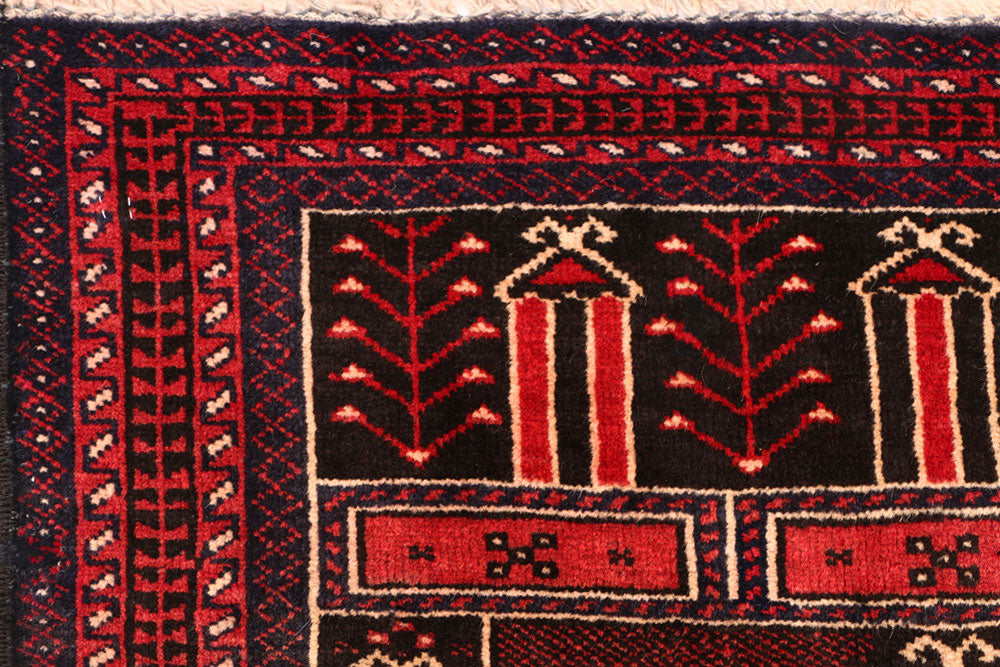 Multi Colored Prayer 2' 11 x 4' 6 - No. 54656 - ALRUG Rug Store