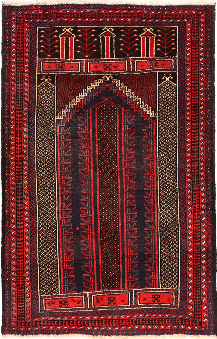 Multi Colored Prayer 2' 11 x 4' 6 - No. 54656 - ALRUG Rug Store