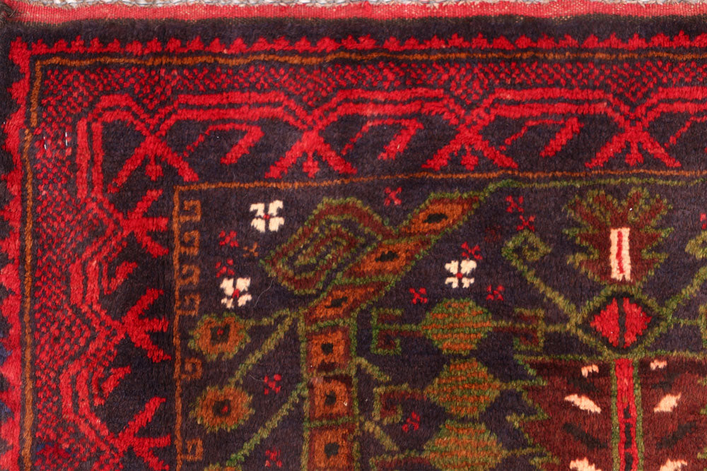 Multi Colored Baluchi 3' 1 x 4' 9 - No. 54657 - ALRUG Rug Store